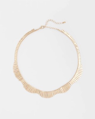 Gold-Tone Collar Necklace click to view larger image.