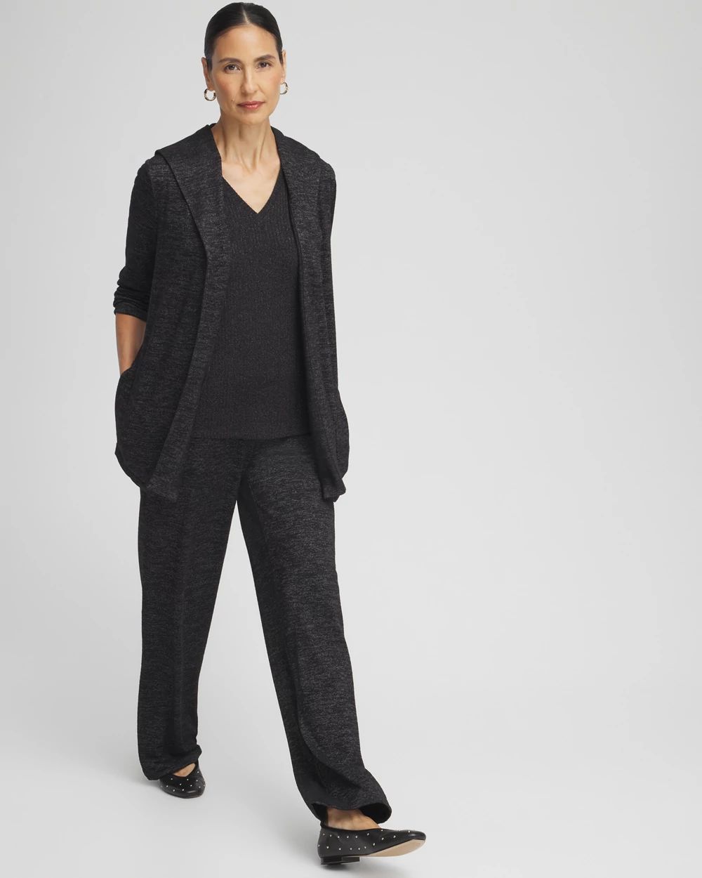 Zenergy® Soft Essentials Long Hooded Cardigan