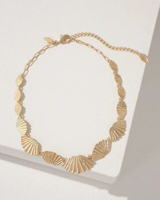 Textured Single Strand Necklace