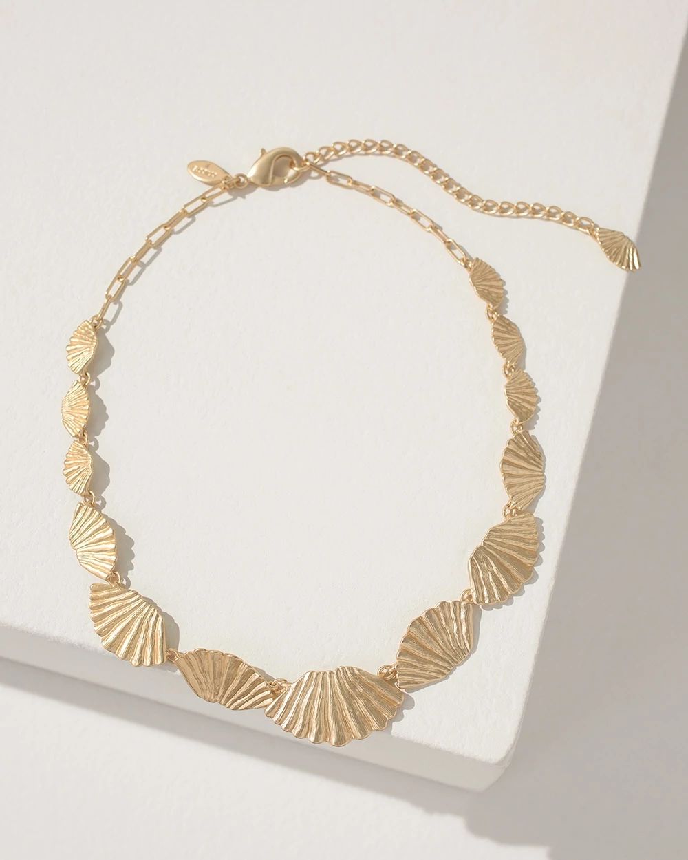 Textured Single Strand Necklace