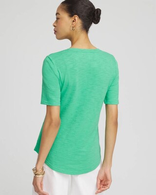 Notch Neck Tee click to view larger image.