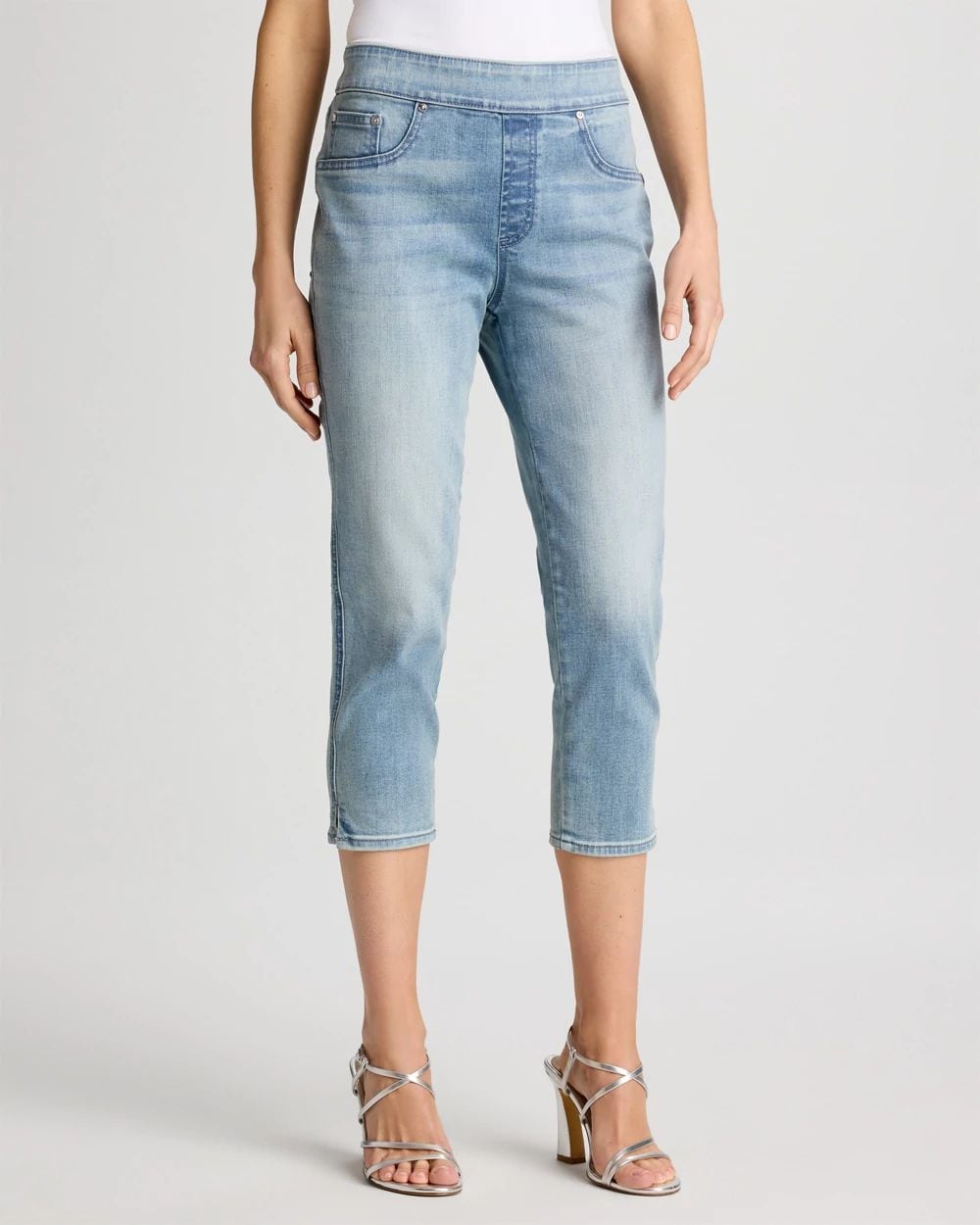 Pull-On Capri Jeans