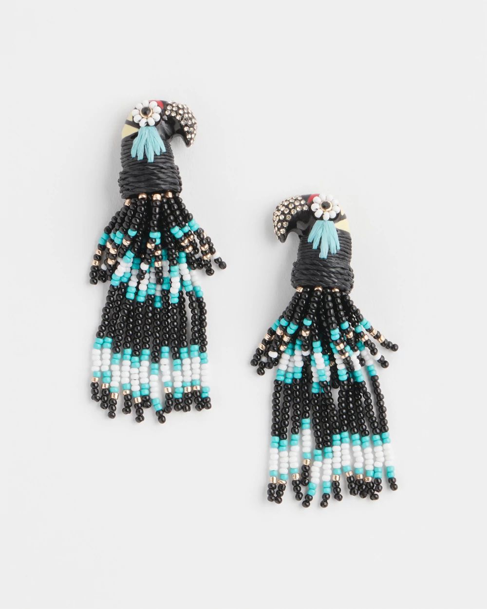 Parrot Motif Earrings