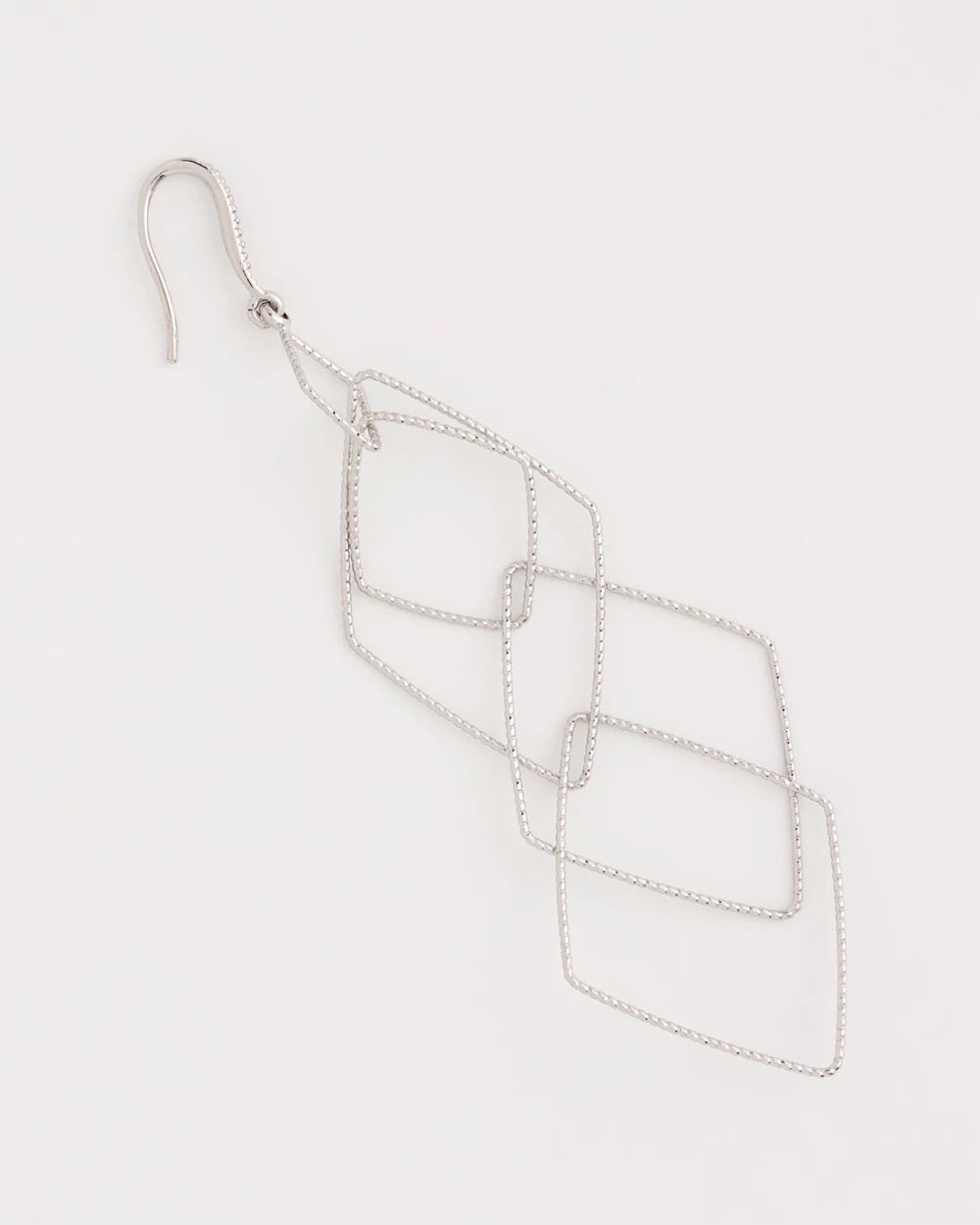 Geo Linear Drop Earrings