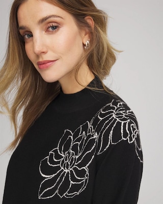 Zenergy® Luxe Intarsia Sweater click to view larger image.
