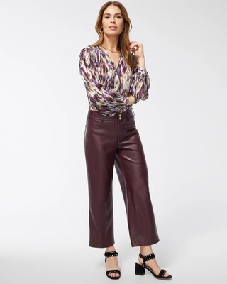 Ikat Clip Dot Crinkle Shirt