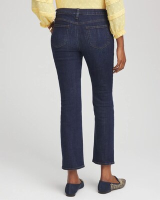 Girlfriend Cropped Flared Jeans click to view larger image.
