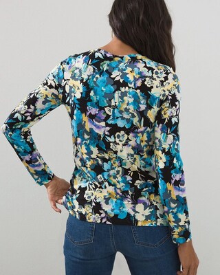 Touch of Cool Floral Layering Tee