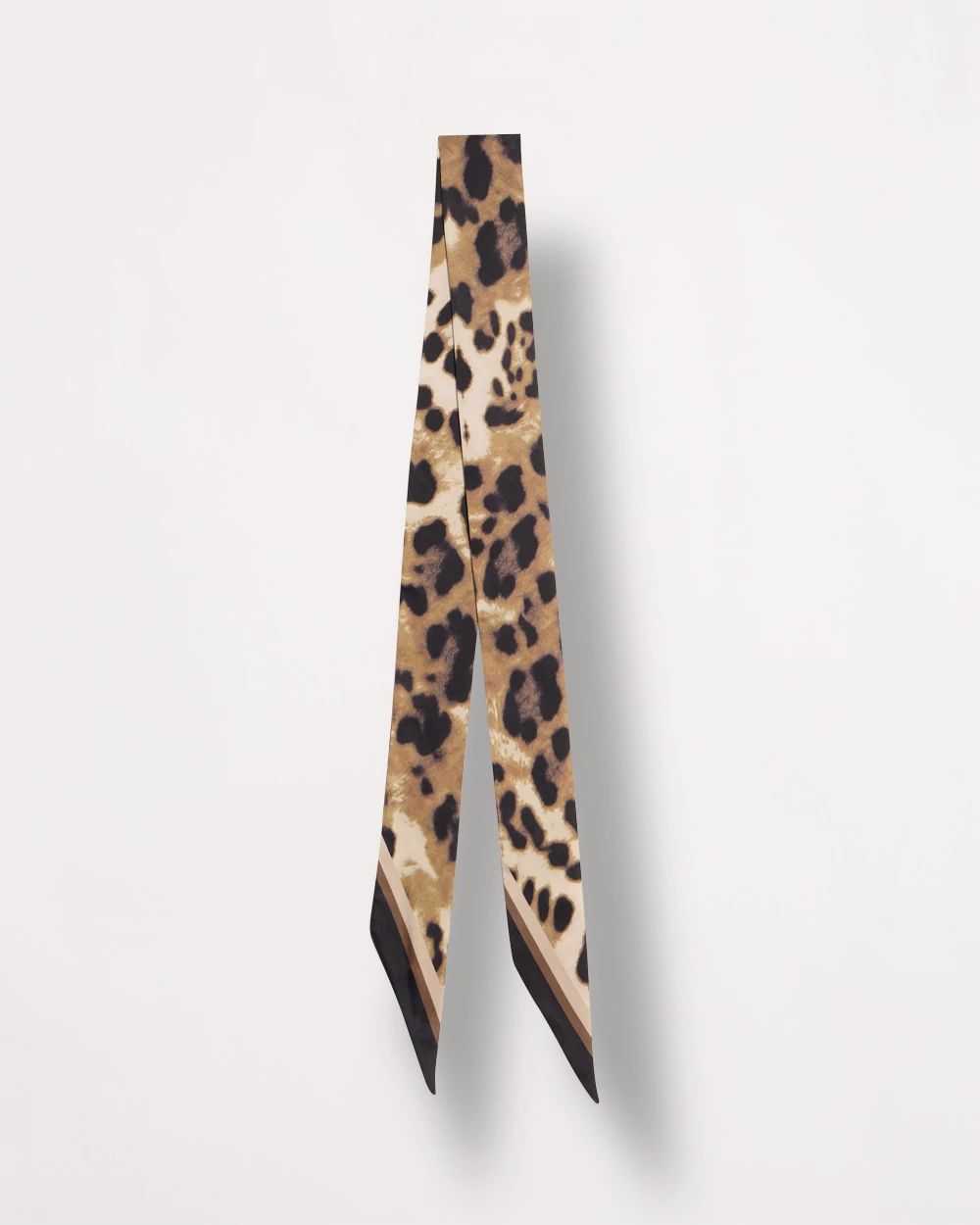 Animal Print Skinny Scarf click to view larger image.