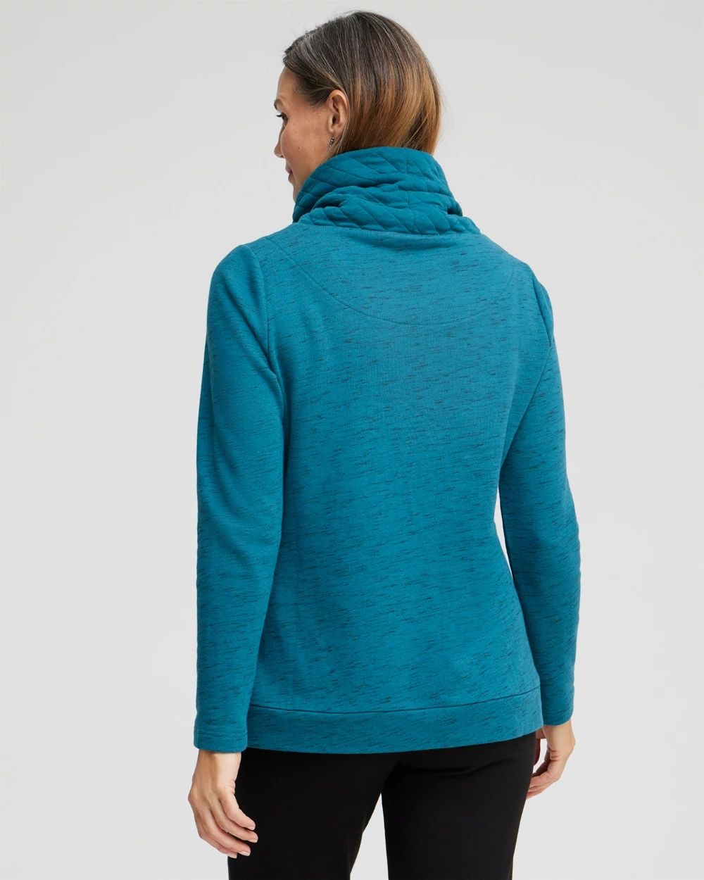 Zenergy® French Terry Cowl Neck Top