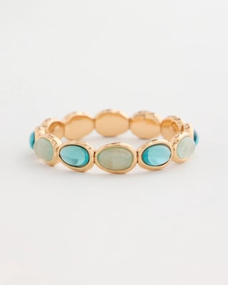 Quartz Stone Large Stretch Bracelet