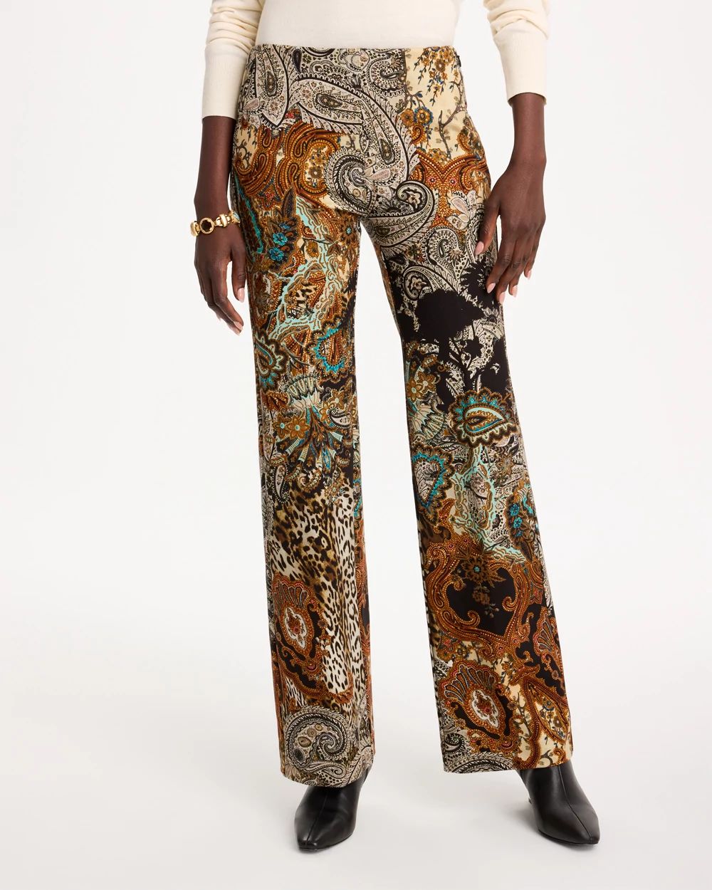 Paisley Juliet Wide Full Length Pant click to view larger image.