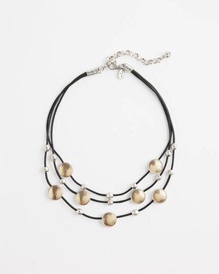 Reversable Mixed Metal Necklace
