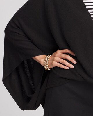 Surplice Sweater Poncho click to view larger image.