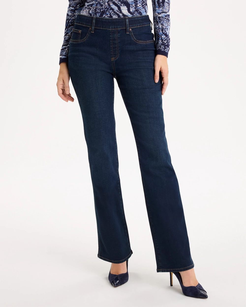 Vintage Chic High-Rise Jeans click to view larger image.
