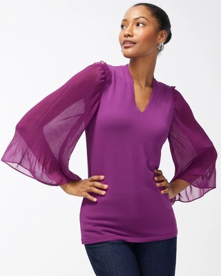 Touch of Cool Chiffon Sleeve Tee