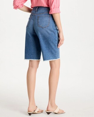 Boyfriend Frayed Jean Shorts click to view larger image.