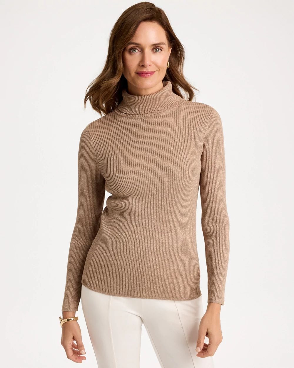 Ella Ribbed Turtleneck Sweater