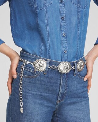 Western Floral Chain Belt