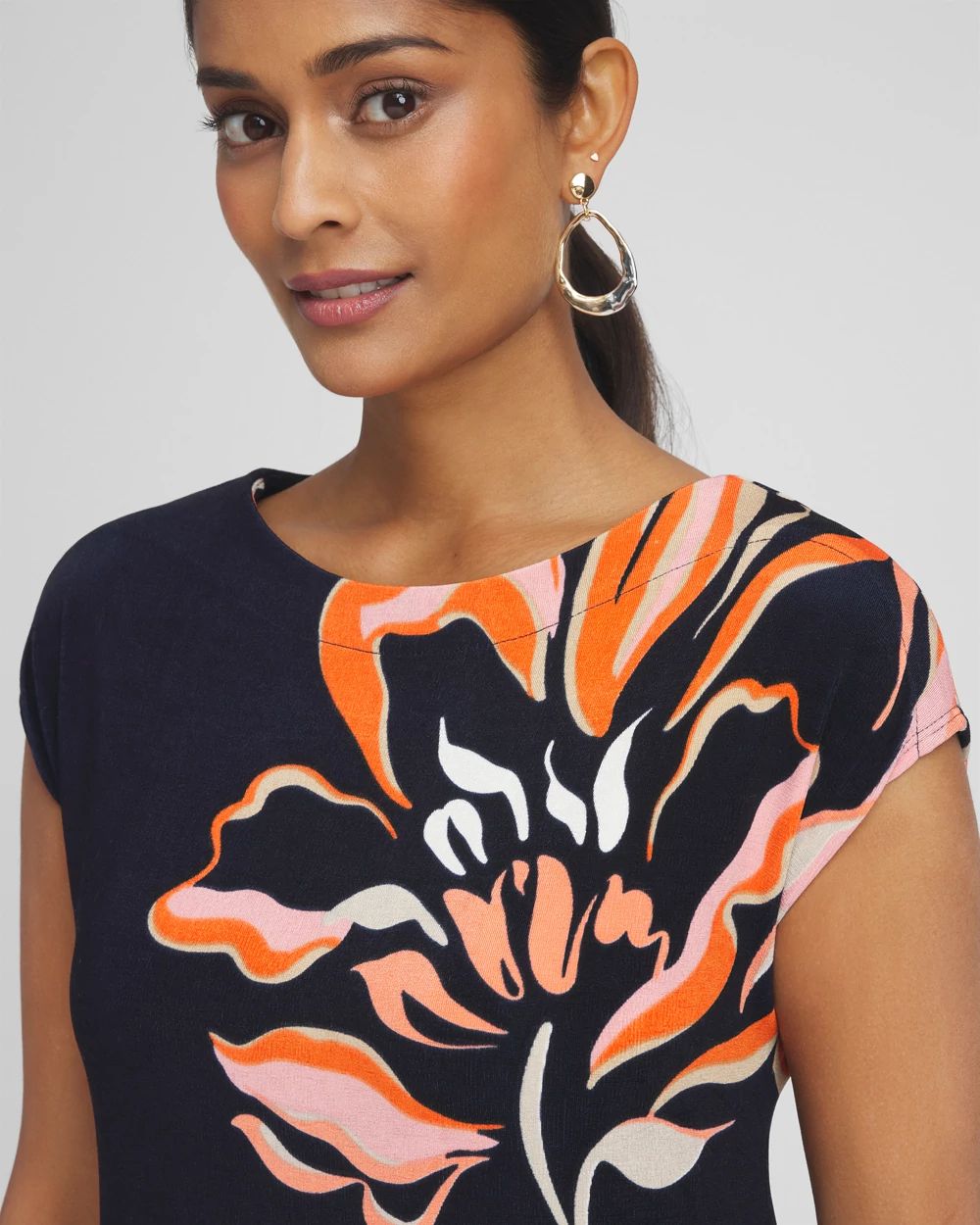 Travelers™ Placed Floral Tunic