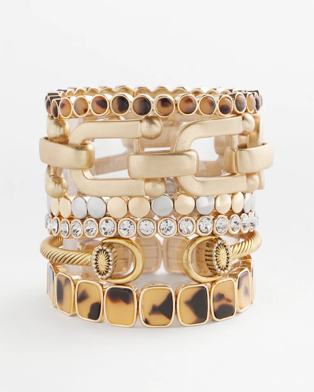 Equestrian Horsebit Goldtone Cuff Bracelet