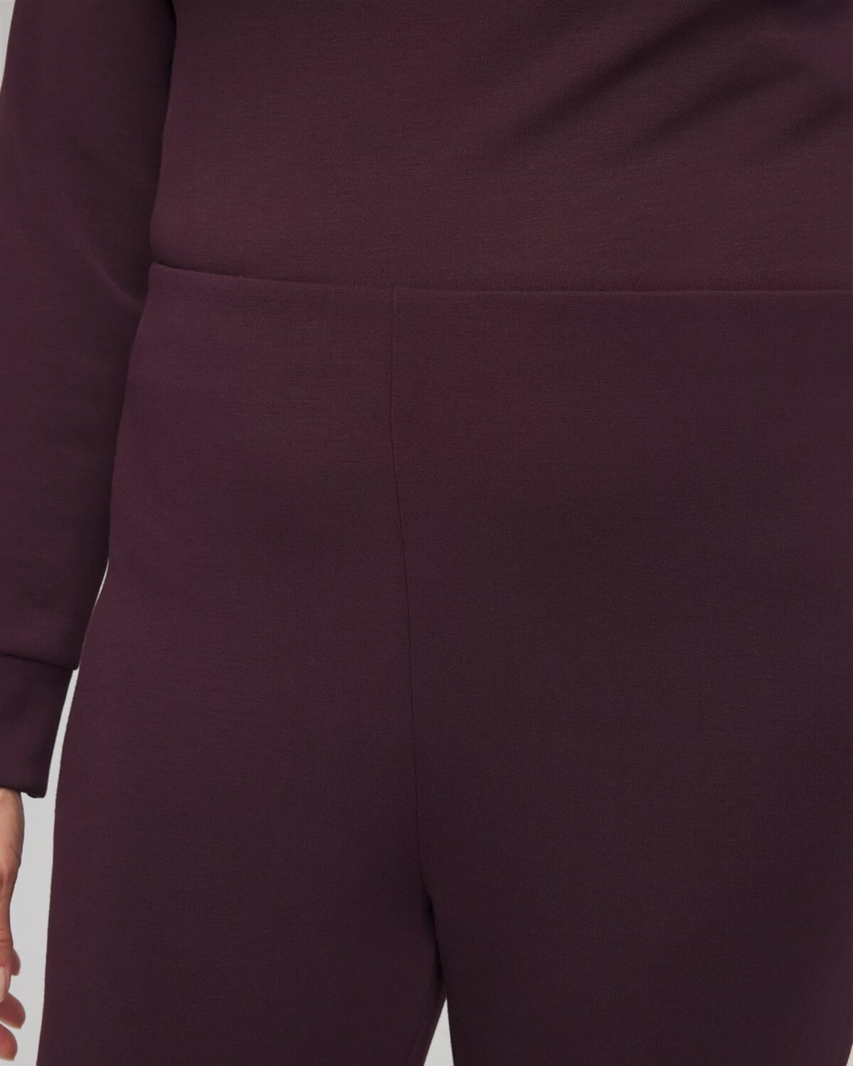 Chico's Scuba Pants In Night Bloom In Purple
