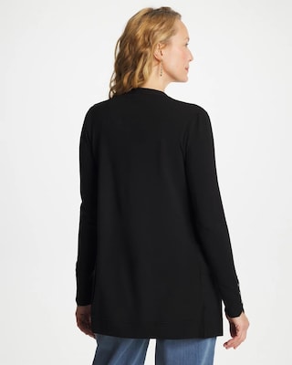 Ella Ottoman-Trim Cardigan click to view larger image.