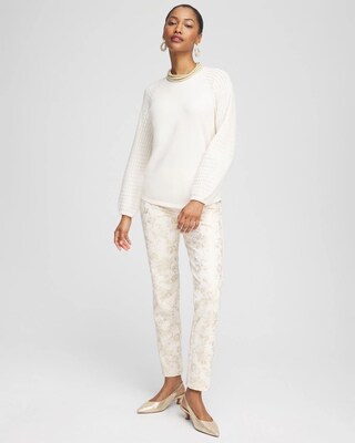 Raglan Sleeve Pullover Sweater click to view larger image.