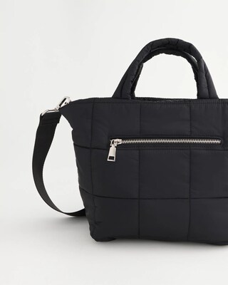 Quilted Tote Bag click to view larger image.