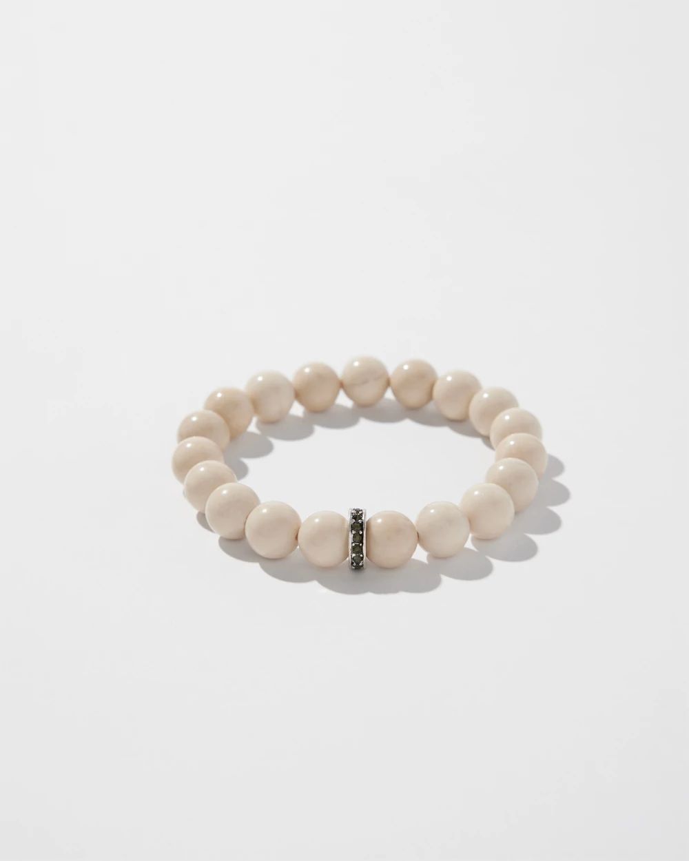 Marble Stone Pavé Stretch Bracelet
