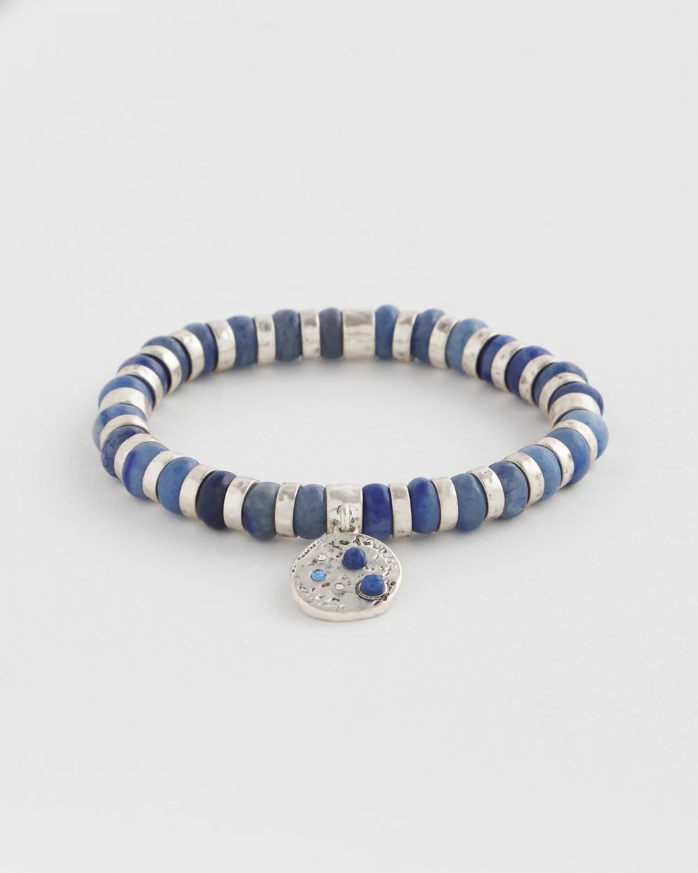 Blue Stone Stretch Bracelet