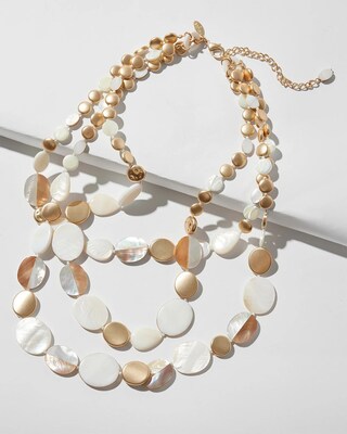 Shell Multistrand Necklace