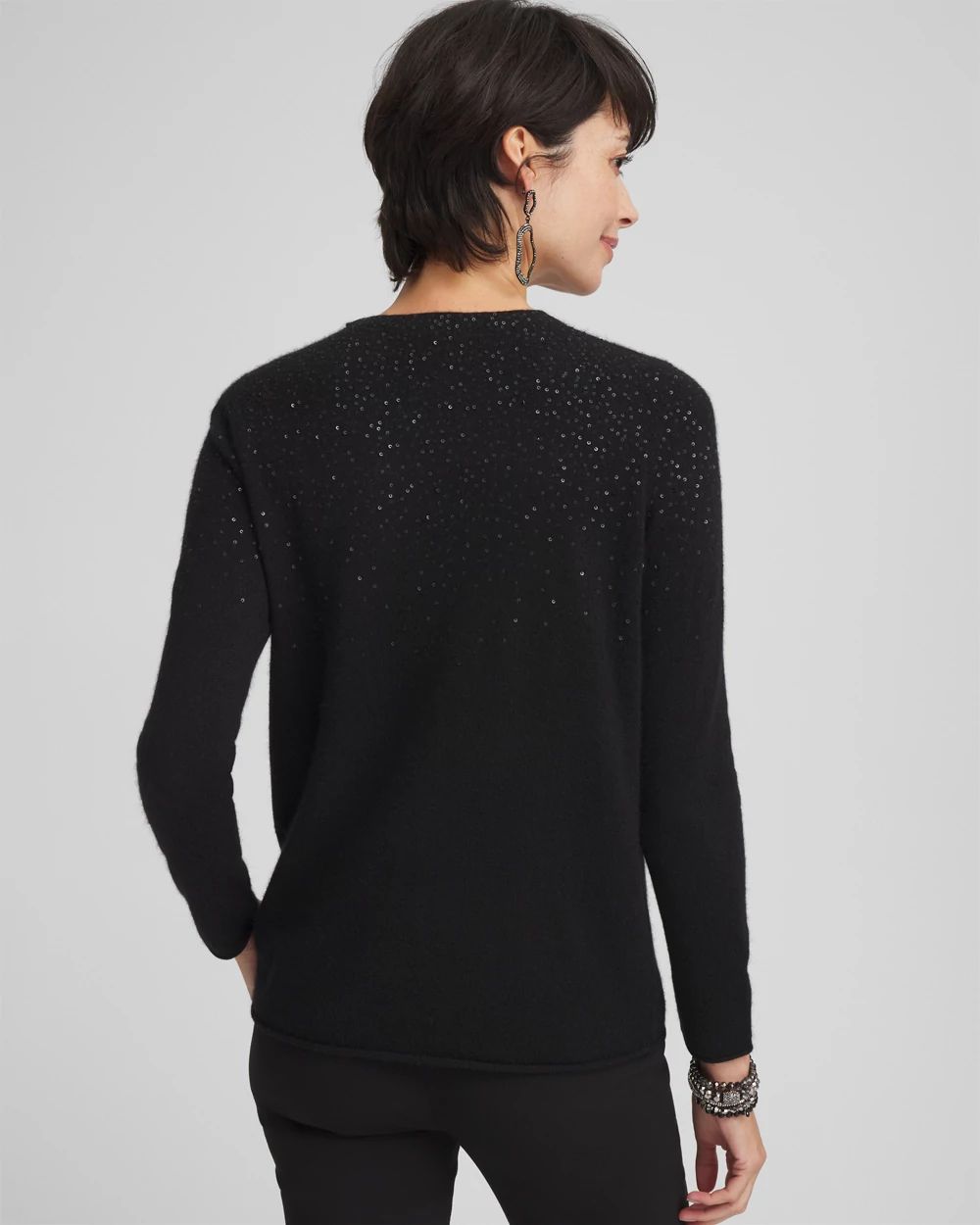 Cashmere Sequin Sweater
