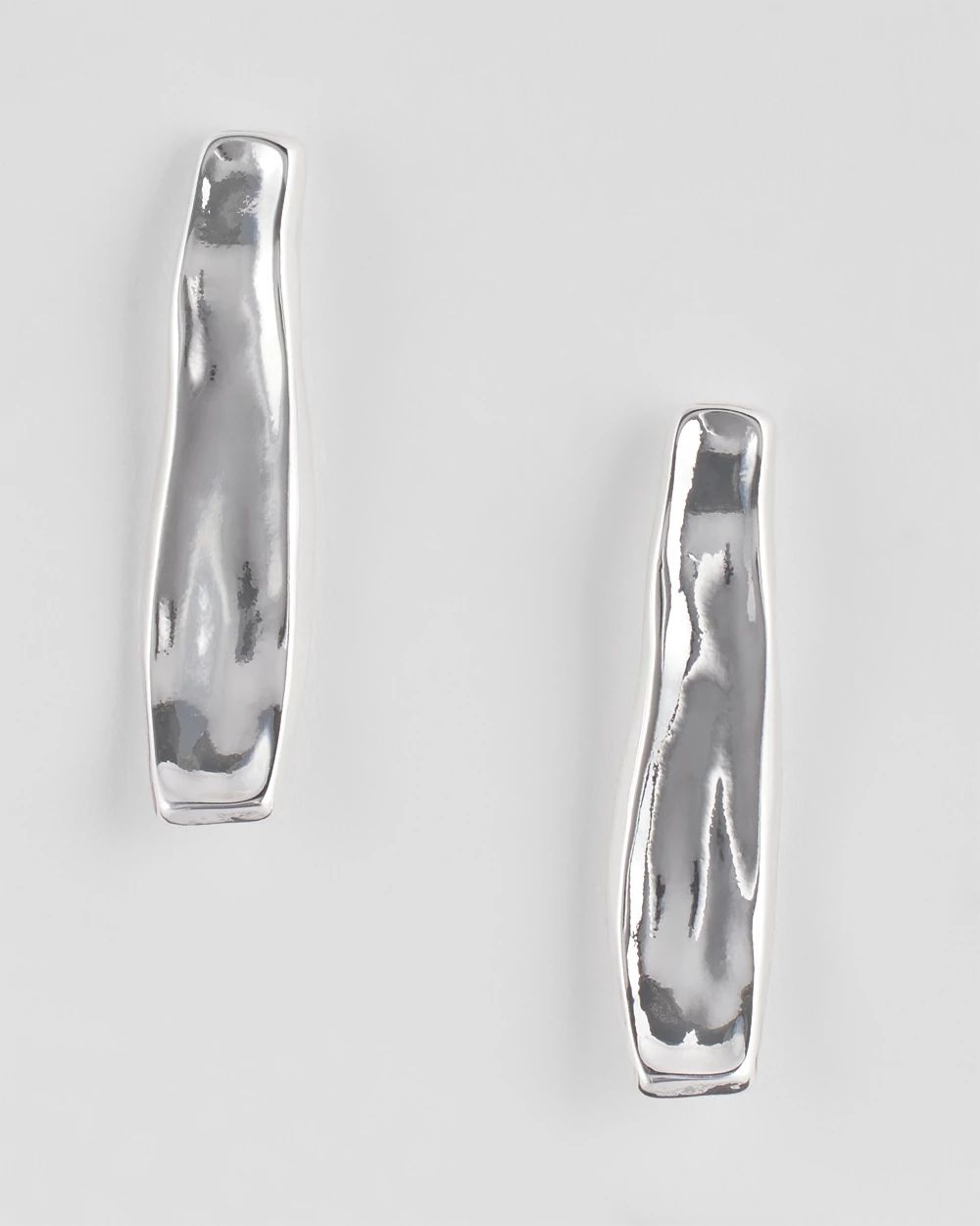 No Droop® Silver Tone Earrings