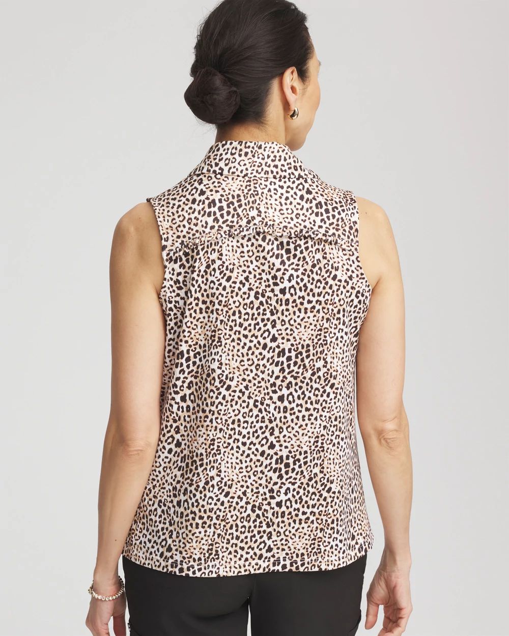Zenergy® UPF Sleeveless Ruffle Polo click to view larger image.