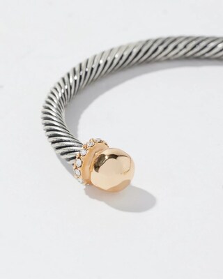 Mixed Metal Cuff Bracelet