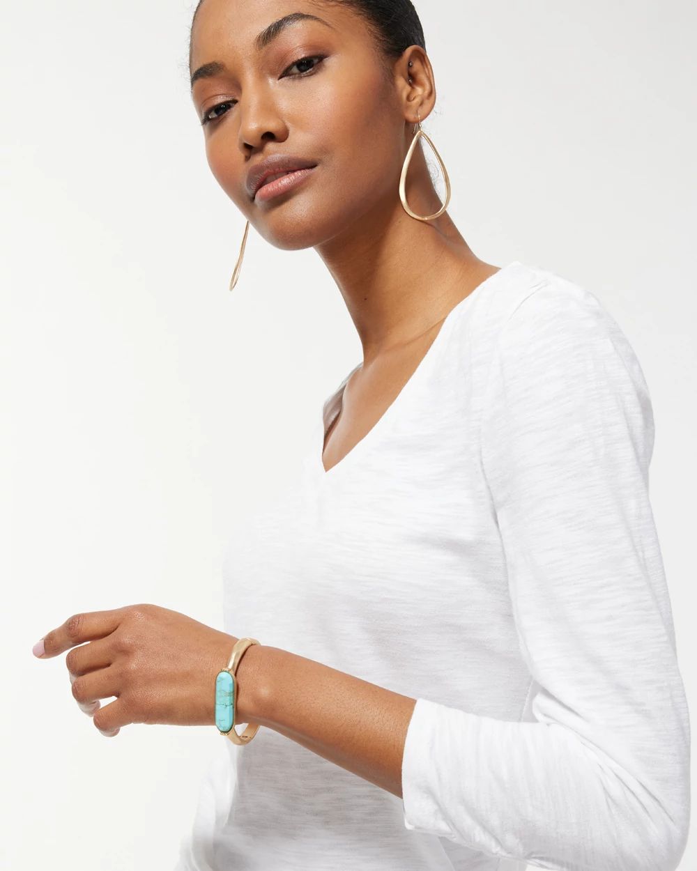 Turquoise Magnetic Hinge Bracelet
