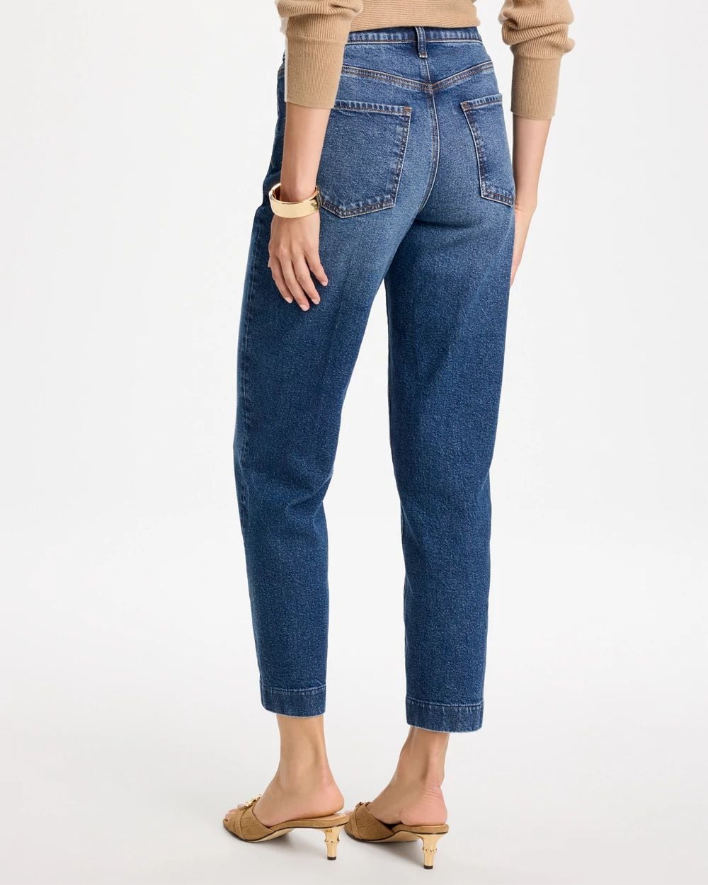 Vintage Chic High-Rise Jeans click to view larger image.