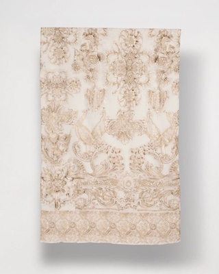 Foiled Oblong Scarf click to view larger image.