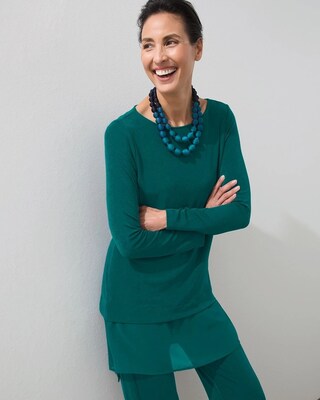 Travelers Chiffon Hem Tunic