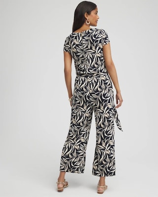 Travelers™ Leaves Belted Jumpsuit click to view larger image.