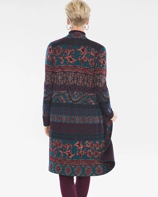 Tapestry-Jacquard Cardigan