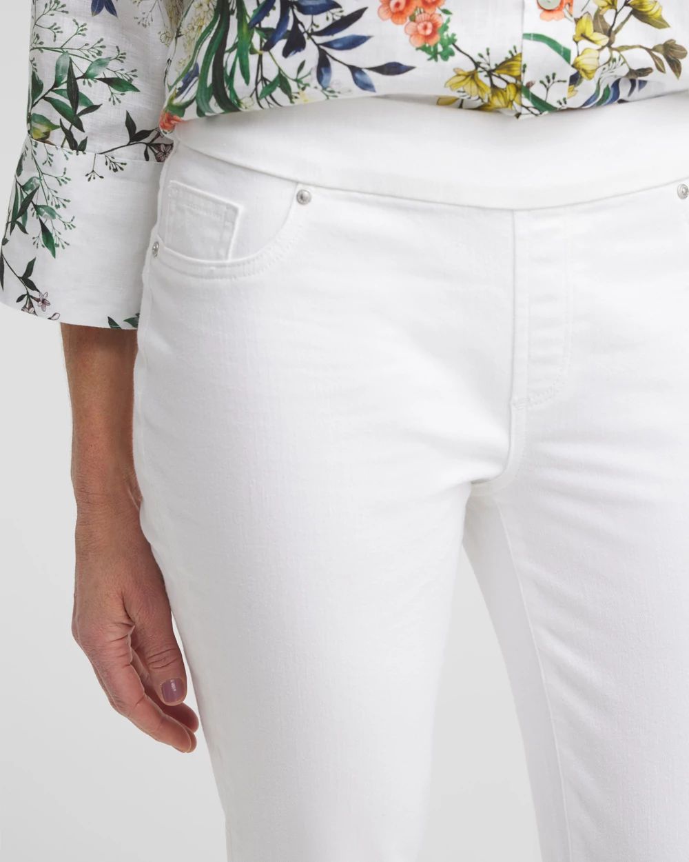 No Stain 21 Triple Fray Pull-on Capris