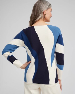 Colorblock Dolman Pullover Sweater