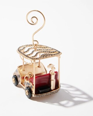 Leopard Golf Cart Ornament