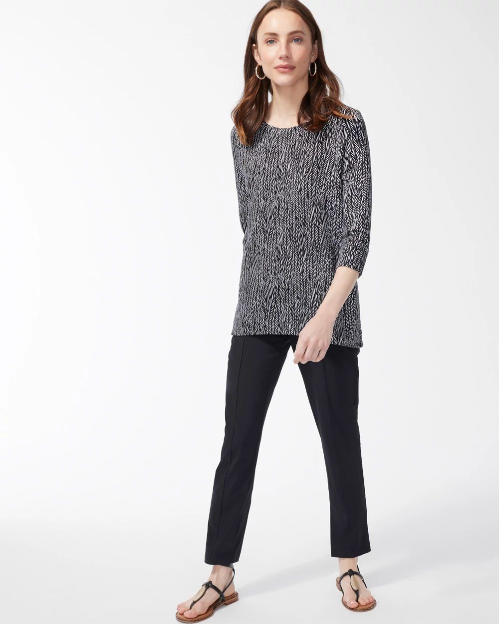 Zenergy French Terry Print Tunic