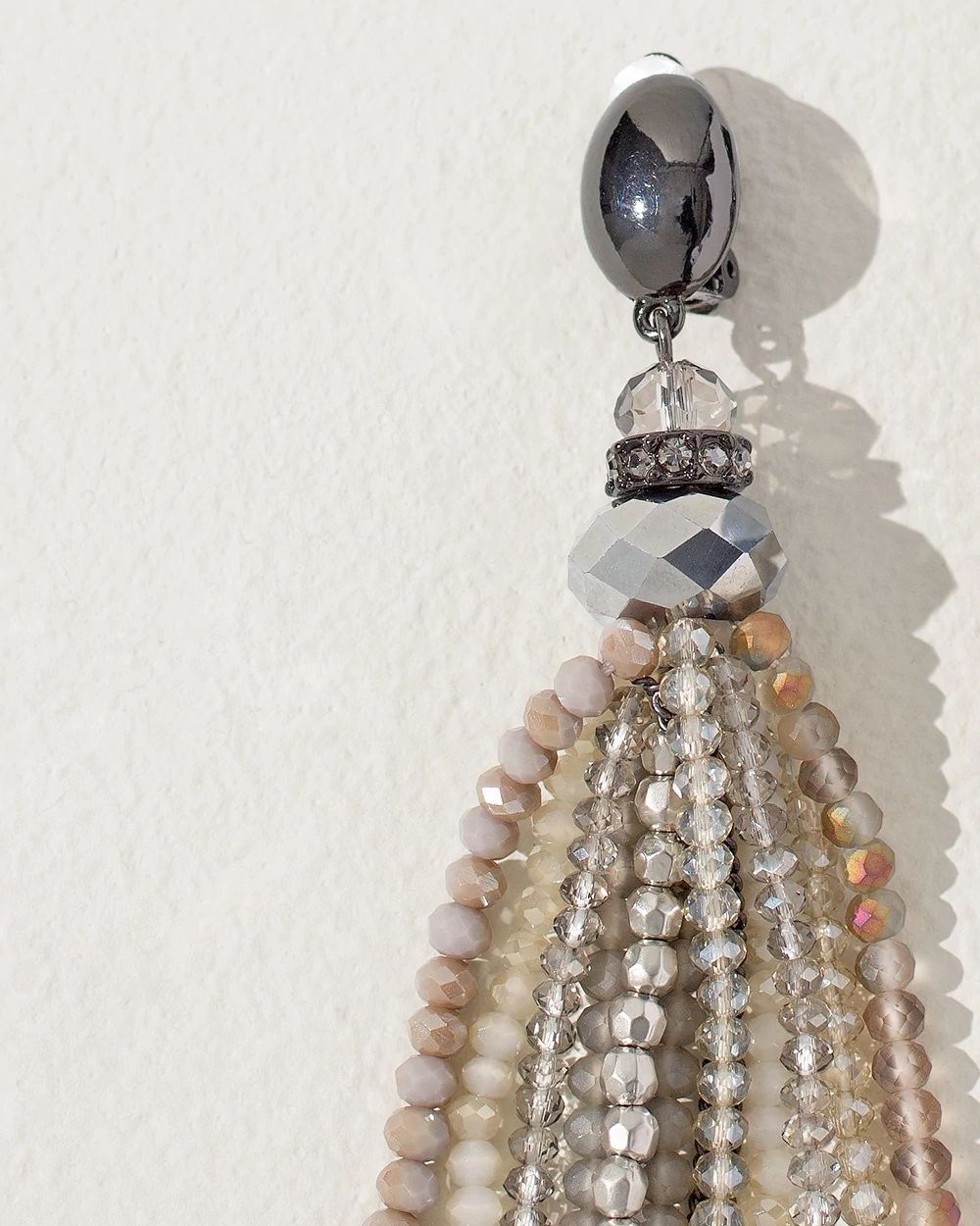 Clip-On Tassel Earrings