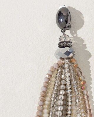 Clip-On Tassel Earrings