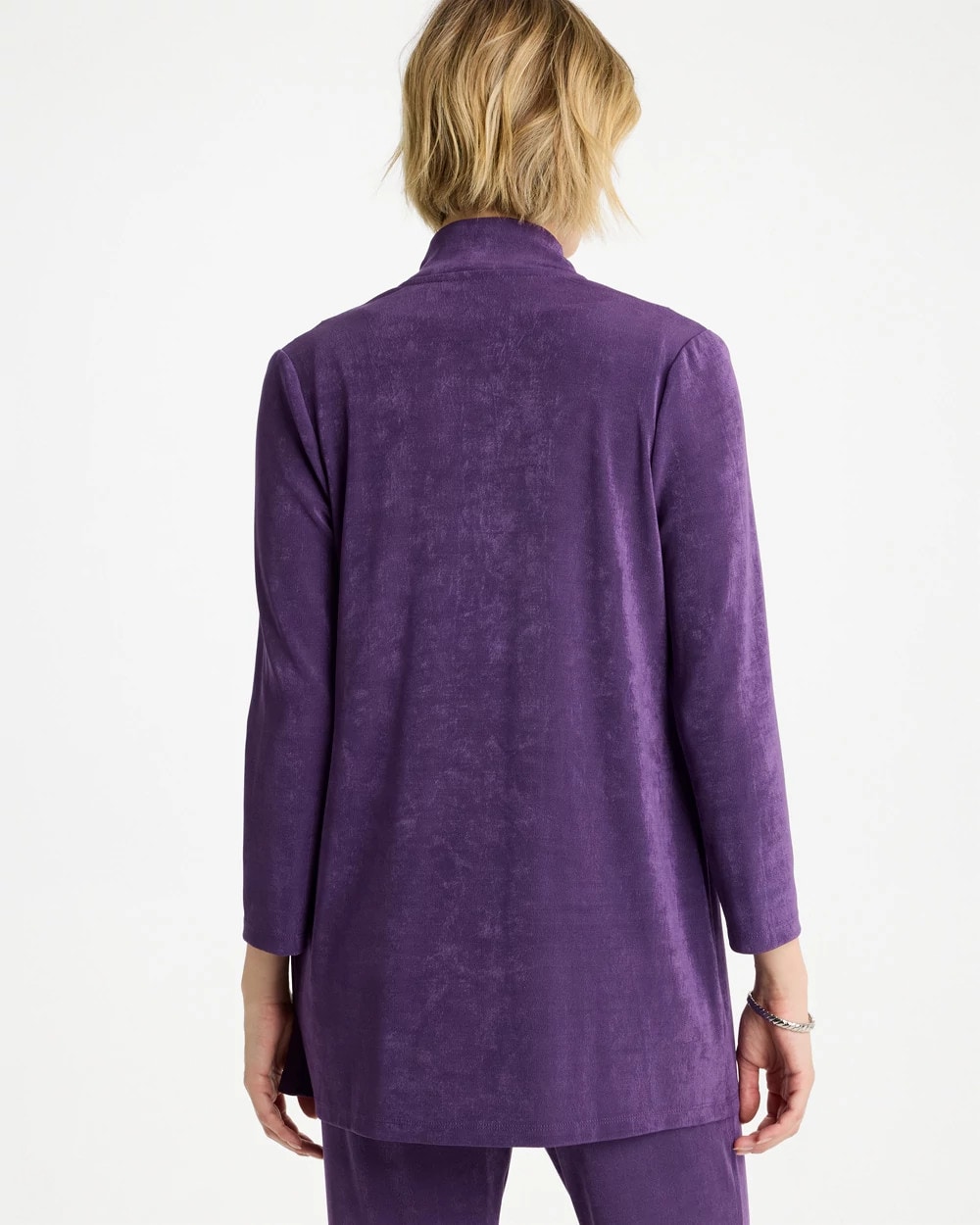 Travelers™ Pleat Front Knit Jacket