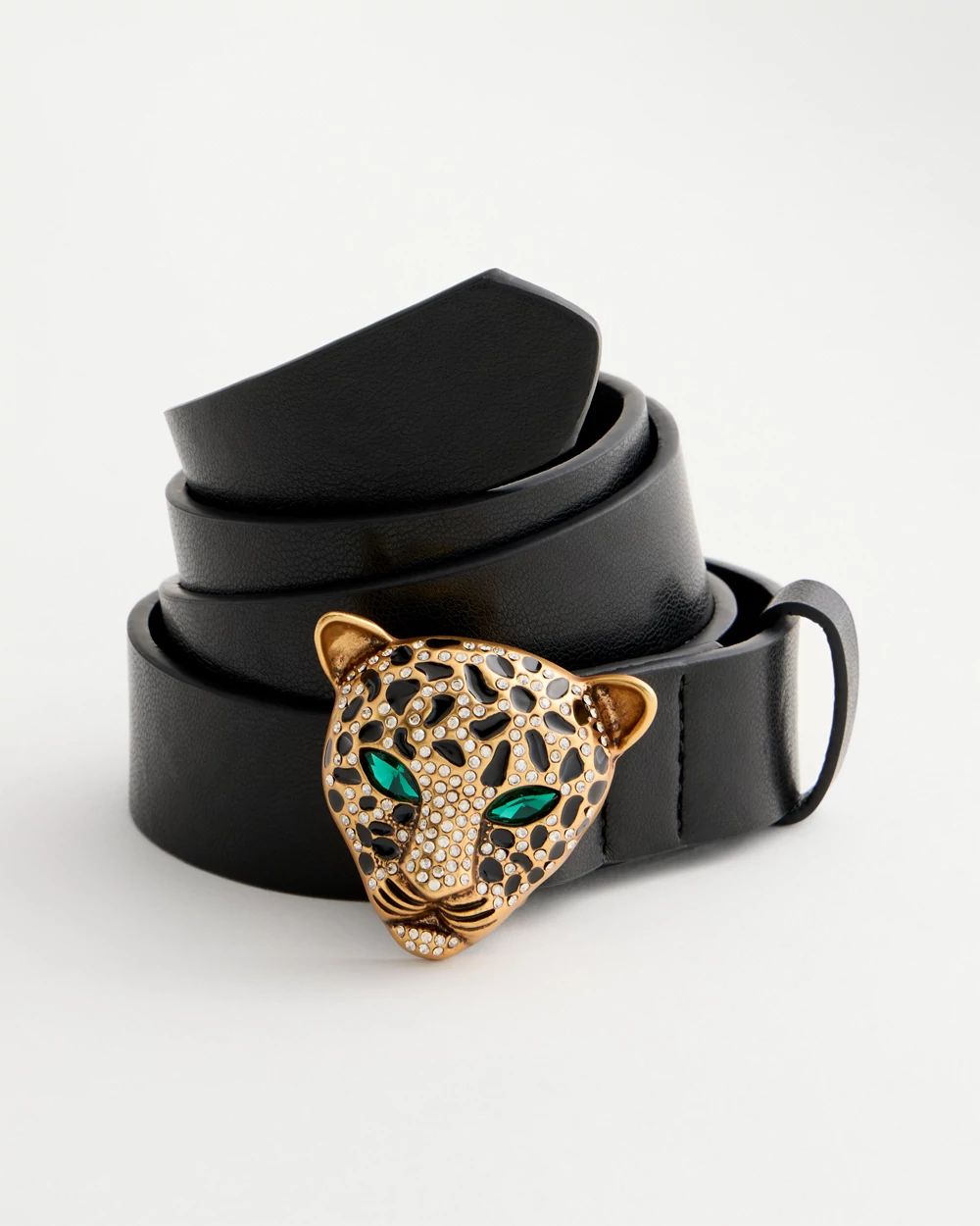 Green Eyed Leopard Trouser Belt click to view larger image.